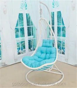 Indoor Furniture Outdoor Rattan Swing Rattan Hanging Chair Price Wicker Moon Chair 1151