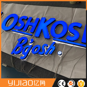 doble luminoso luz <span class=keywords><strong>led</strong></span> <span class=keywords><strong>rotulo</strong></span> logo <span class=keywords><strong>corporeo</strong></span> para tienda de moda de publicidad en locales comerciales - Product Image 5