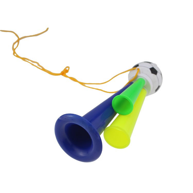 Наиболее популярные Футбола пластиковые игрушки болельщики восхищаться рог с Забавный дизайн