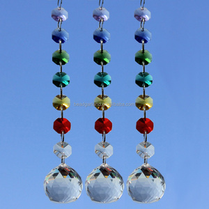 Haute Qualité Transparent Clair Graisse Larme À Facettes <span class=keywords><strong>Boule</strong></span> De Cristal Perlé Cristal En Verre Diamant - Product Image 2