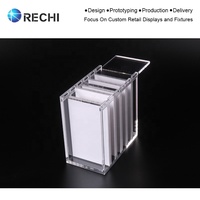 Tianrechi — boîte d'emballage pour les cils en acrylique, Design personnalisé, produit de fabrication, coffret de rangement avec 5 carreaux, pour organisateur, boîte transparente