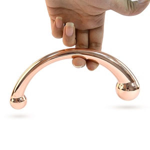 Gode de Massage du point G en acier inoxydable, bâton à Double extrémité, en métal pur, stimulateur de point P, prise anale, jouet sexuel <span class=keywords><strong>pour</strong></span> femmes et hommes - Product Image 4