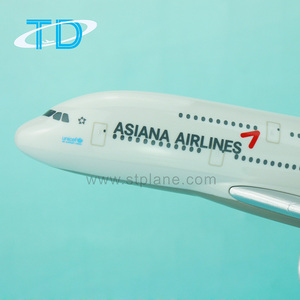 Modelo de Avión Pesado de Plástico ABS de Airbus A380 de <span class=keywords><strong>Asiana</strong></span> Airlines - Product Image 3