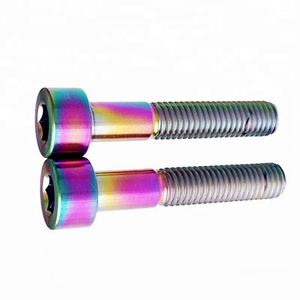 M16 M18 M20 * 50Mm Màu Titan Ti Gr5 Hex Ổ Cắm <span class=keywords><strong>Allen</strong></span> Đầu Vít DIN912 - Product Image 4
