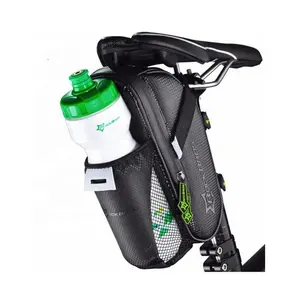 Sacos traseiros para bicicleta mtb, bolsa do banco traseiro impermeável com bolsa para garrafa de água, sacos traseiros para ciclismo, oem