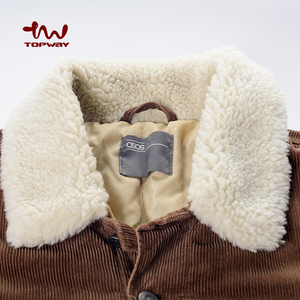 गर्म बिक्री सर्दियों के कपड़े रखने गर्म कॉरडरॉय जैकेट कोट - Product Image 3