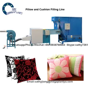 Pillow Cushion Polyester Fiber Filling Machine Feather Pillow Cotton Bale Opener Micro Fiber Opening Carding Machine