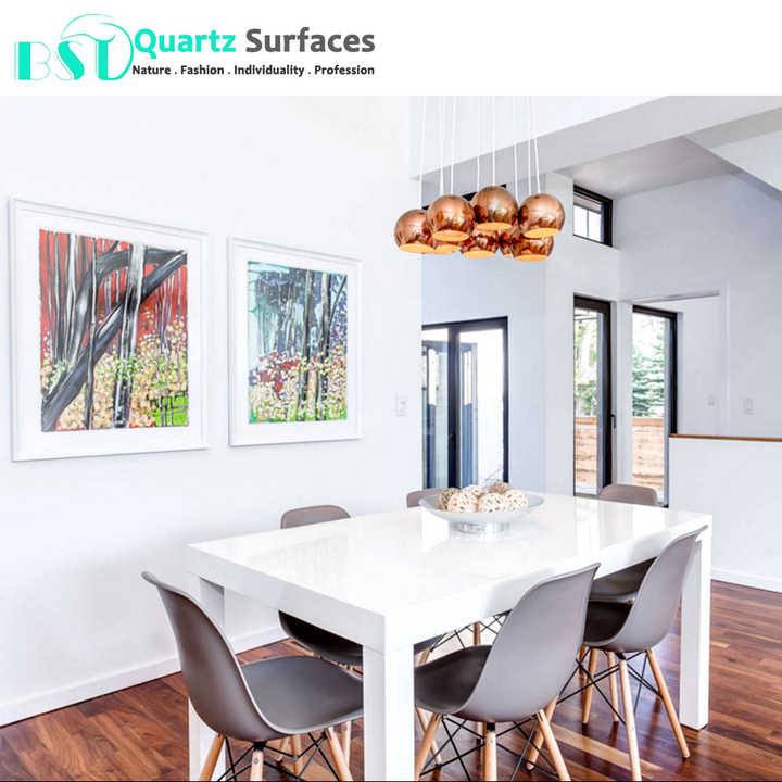 Artificial Super White Quartz Stone with 93% Natural Quartz Material Countertop Calacatta Engineered Quartz Stone Slab