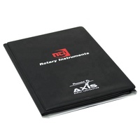 Carpeta Archivadora de Tres Pliegues con Aspecto Elegante, Tamaño Personalizado, Acabado en Lámina Plateada y Funda de Plástico Transparente