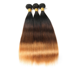 3 बंडलों की 30 inch मलेशियाई सीधे बाल 1b 4 27 30 33 ombre रंग बाल <span class=keywords><strong>2</strong></span> टोन घुंघराले ombre एक्सटेंशन - Product Image 4