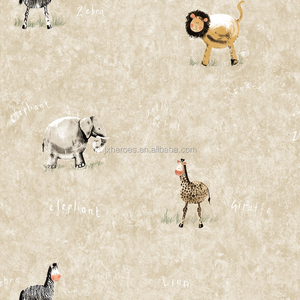Del fumetto Africa Prateria Animale di Grandi Dimensioni Impermeabile Carta Da Parati per la Camera Dei Bambini - Product Image 5
