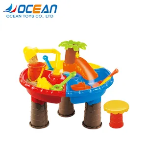 22 peças areia modelos de brinquedo escavador, conjunto diy, mesa de água de areia para crianças, lembrança