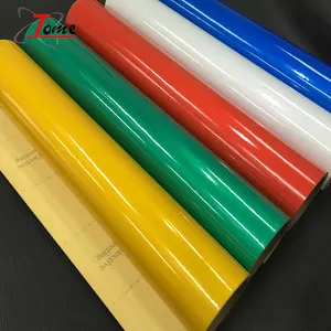 Tấm Phản Quang Acrylic 3 Năm Dịch Vụ Cuộc Sống PVC 1.22*45.7M In Ấn Màu Vàng & Vật Liệu Decal Để Cắt 50M/45.7M 1M/1.24M