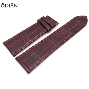 Weiobdienne — <span class=keywords><strong>bracelet</strong></span> de <span class=keywords><strong>montre</strong></span> en <span class=keywords><strong>cuir</strong></span> lézard, haute <span class=keywords><strong>qualité</strong></span>, matière crocodile - Product Image 5