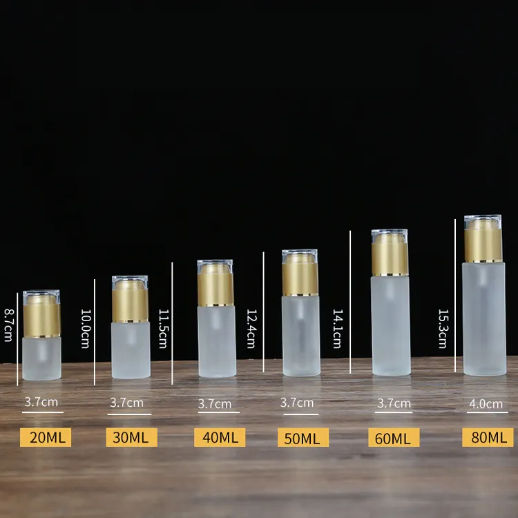 Frasco com logotipo squeeze 50 ml, frasco espremedor de névoa fina com tampa acrílica dourada