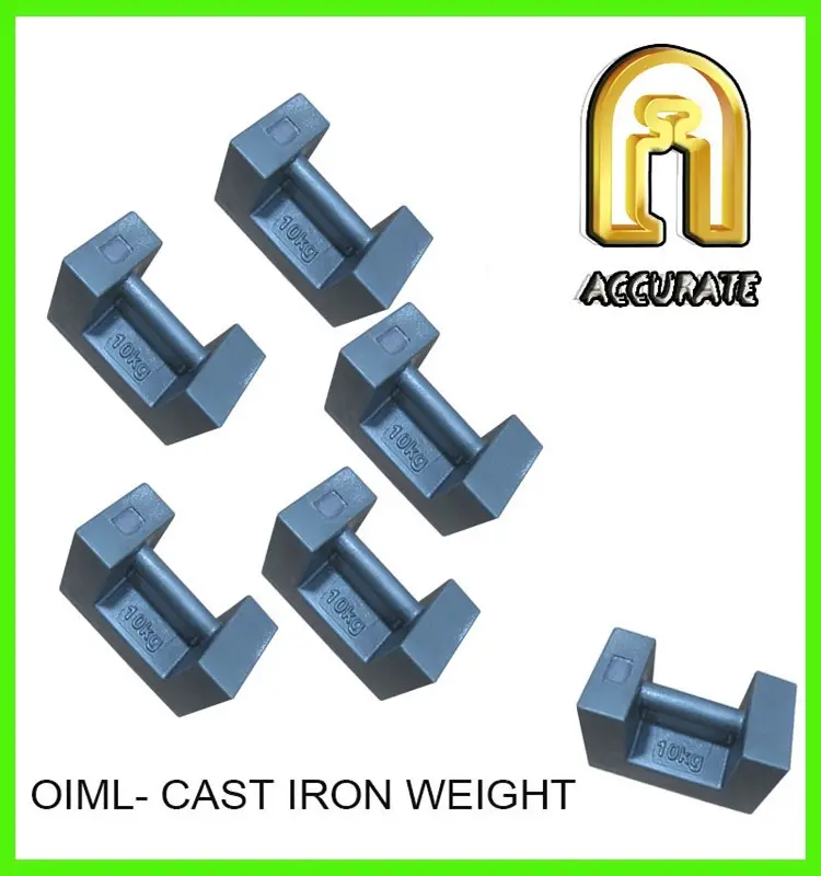 OIML standart 20kg dökme demir test ağırlıkları kalibrasyon ağırlıkları vinç için