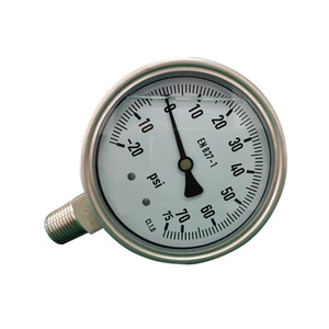 Tamanho 100 milímetros faixa de pressão-1 EN837-1Dial bar para <span class=keywords><strong>1bar</strong></span> indicador composto - Product Image 2