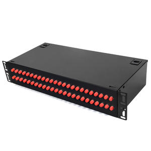 Núcleo de Puerto FC 48 con adaptador caja de terminales de fibra óptica, marco de distribución de fibra óptica, Panel de parche de fibra óptica de 19 pulgadas - Product Image 1