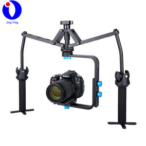 JingYing di alta qualità 6kg carico utile doppia maniglia videocamera <span class=keywords><strong>spider</strong></span> stabilizzatore per fotocamera - Product Image 3