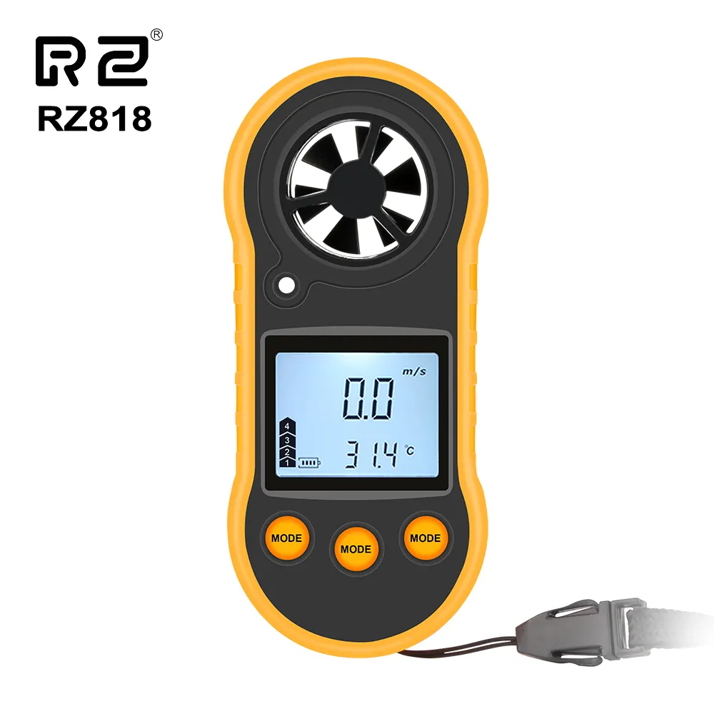 Wireless Digital Anemometer RZ818 Wind speed meter