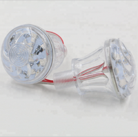 Cabochon RGB DMX contrôlé par point, 60mm, 18 LED, DC24V, IP68, CRI 90 élevé, garantie 2 ans pour manèges de parcs d'attractions PC/PVC