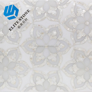 Italien <span class=keywords><strong>de</strong></span> carrare et nacre mosaïque <span class=keywords><strong>de</strong></span> jet d'eau pour la <span class=keywords><strong>salle</strong></span> <span class=keywords><strong>De</strong></span> bains <span class=keywords><strong>De</strong></span> Luxe - Product Image 4