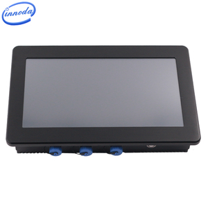10 12 15 15,6 дюймов портативный ip67 водонепроницаемый штекер в плоском промышленном все в одном сенсорный экран панели ПК linux OS - Product Image 4