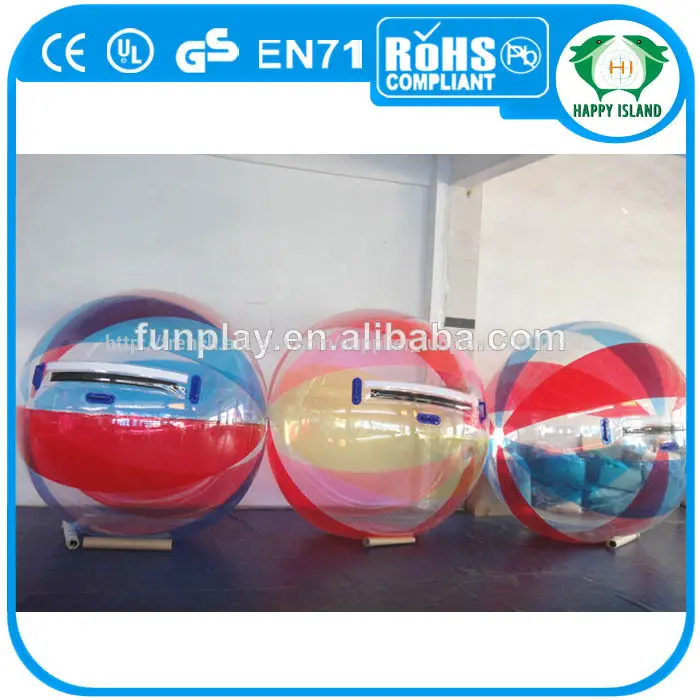 Popular summer activity Dia2m PVC/TPU jumbo water ball,water ball price,walk on water balls for sale