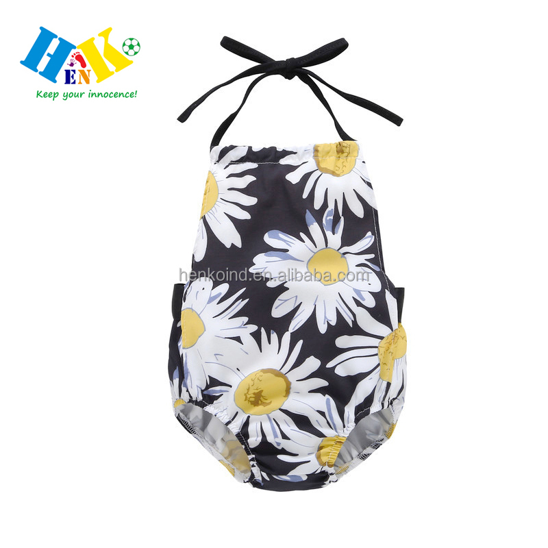 Модные с оборками для маленьких девочек Комбинезон для От 0 до 2 лет Детские