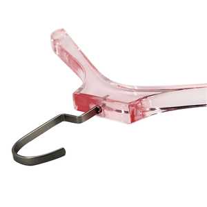 High End Transparent Acrylic Eco-friendly Custom Colors Pants <strong>Clip</strong> <strong>Hanger</strong> Injection Technics Clothes Rack Coat <strong>Hanger</strong> Wholesale - Product Image 5