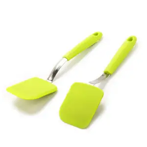 Lixsun ensemble d'ustensiles en silicone à bonne prise en main tourneur d'oeufs pour outil de cuisson d'ustensiles en silicone de cuisine