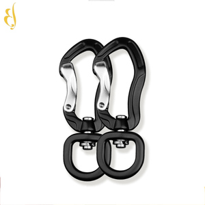 aviation aluminum multipurpose 4kn swivel locking twist pet carabiner hooks for dog leash