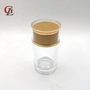 ขวดยาเคลือบพลาสติกใสขนาด60ซีซีขวดแคปซูลดูแลสุขภาพขวดสีเหลืองผนังหนาแบบ PS - Product Image 2