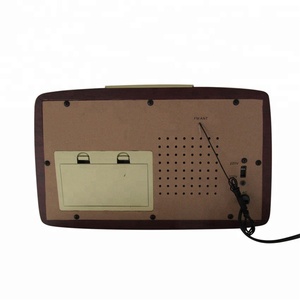 Retro In Legno Orologio giradischi Radio con display LCD e <span class=keywords><strong>Jack</strong></span> <span class=keywords><strong>per</strong></span> le <span class=keywords><strong>cuffie</strong></span> - Product Image 5