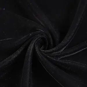 Nouveau design noir indonésie kain rideau noir canapé tissu velours 9000 velours pour couverture