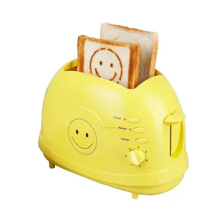 2 片家用塑料面包烤面包机