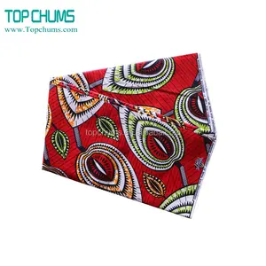 Custom wholesale latest fashion design batik clothing 100%cotton african print fabric head scarf wrapper