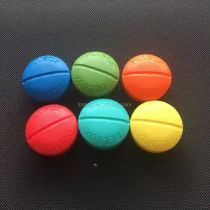 Leuke, decoratieve pil dozen, aangepaste ontwerp logo kleur 4 dagen medicatie plastic pil dozen bulk