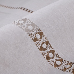 CL002 decorazione per finestre piccole in stile europeo 60x120cm /45x90cm ricamo a mano in <span class=keywords><strong>cotone</strong></span> ramiè bianco scava fuori la <span class=keywords><strong>tenda</strong></span> da lavoro con coulisse - Product Image 2