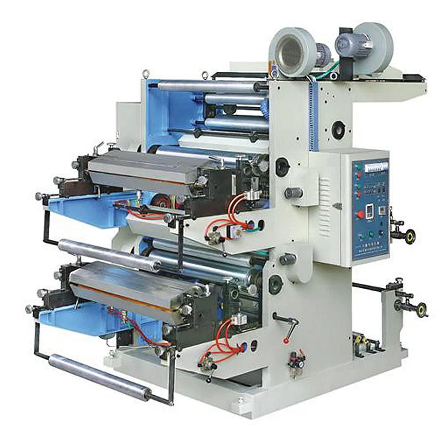 2 4 6 Kleur Non Woven Tas Flexodruk Machine 2 Kleurendruk Machine Prijs