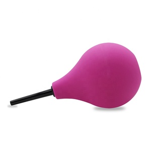 225ML Non-phthalate Pink PVC Vagina Anal Douche, 100% Safe Reusable <strong>Enema</strong> <strong>Bulb</strong> for Men Women - Product Image 2