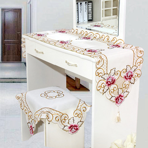 Nappe de table en cire blanche bon marché en gros, dentelle brodée Nappe de table de restaurant en lin, ensemble de <span class=keywords><strong>nappes</strong></span> de table pour hôtel 120 <span class=keywords><strong>rondes</strong></span> - Product Image 5