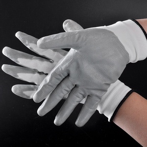 عالية الجودة الصناعية النتريل المغلفة قفازات البوليستر مع EN 388 - Product Image 4