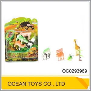 Divertimento felice modello di dinosauro samll plastica animale da fattoria giocattolo OC0293969