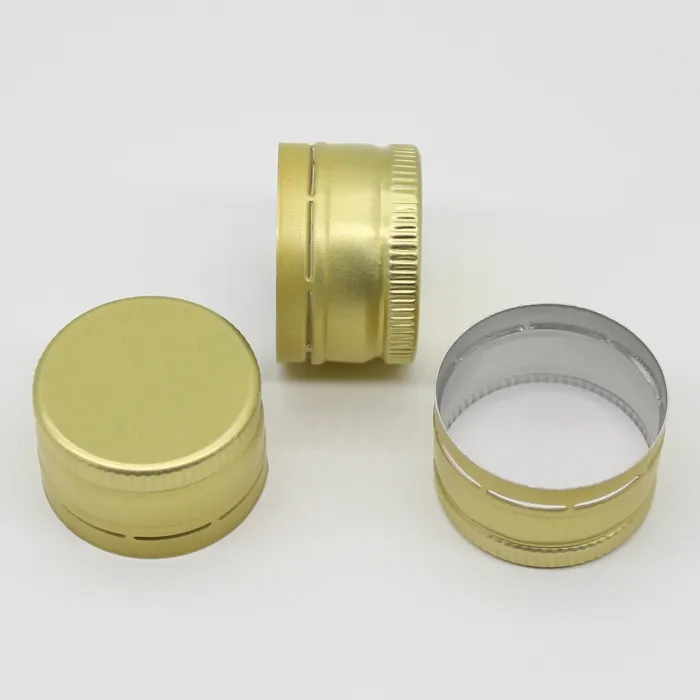 28Mm Gouden Diefstal-Proofing Aluminium Ropp Cap Afdichting Met Pe Pakking