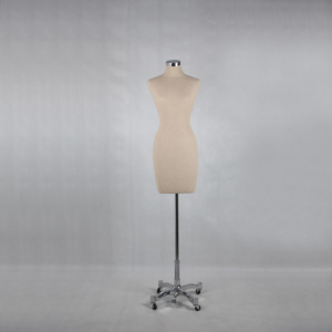 Fashion Women Wedding <strong>Dress</strong> <strong>Form</strong> Silver Chrome Claw Base Mannequin Bust <strong>Form</strong> for Sale - Product Image 2