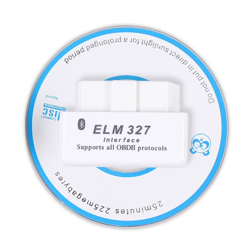 Herramienta de diagnóstico de coche Super Mini Elm327 B-T OBD2 V2.1 Elm 327 V2.1 OBD 2, escáner Elm-327, adaptador OBDII