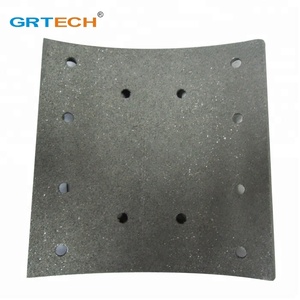 GRTECH 19553 China Factory Supply <strong>Truck</strong> Spare Parts Top Quality Brake Shoe Lining for <strong>Iveco</strong> <strong>Truck</strong> - Product Image 4