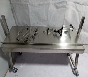 Nouveau design Grand barbecue au charbon de bois avec rôtissoire pour poisson, <span class=keywords><strong>poulet</strong></span>, agneau, porc avec couvercle - Product Image 3