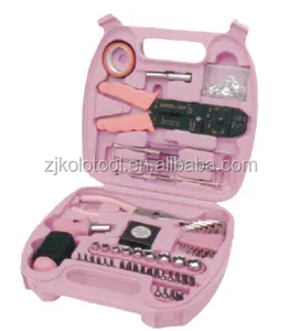 High quality customized 14KG 36pcs repairing lady <strong>pink</strong> <strong>tool</strong> kit <strong>tool</strong> <strong>box</strong> for women - Product Image 1